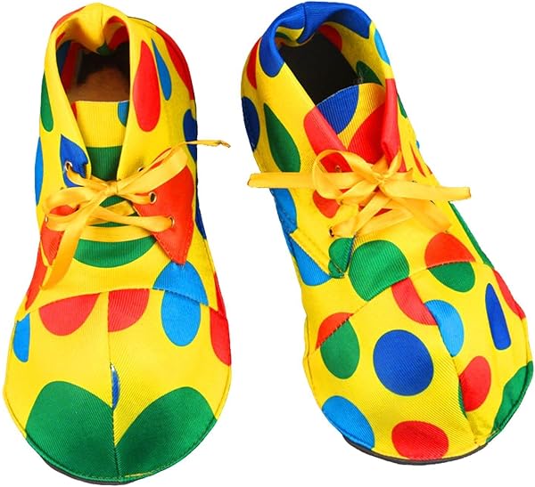 1 Par De Zapatos De Payaso, Zapatos Grandes Y Divertidos De Parodia, Zapatos De Payaso Arcoíris, Zapatos De…