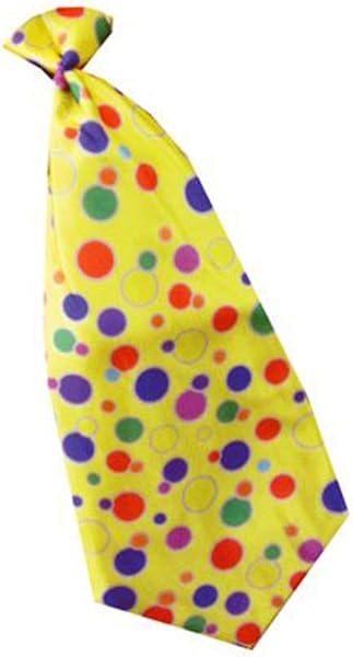 Dress Up America Corbata Elástica de Payaso para Conjunto de Disfraz – Corbata Elástica de Payaso para Conjunto de…