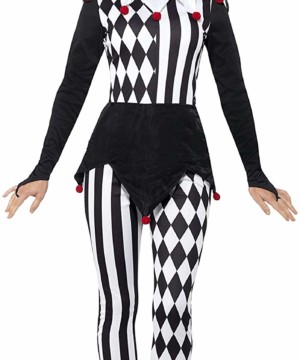 Disfraz de bufona de Halloween