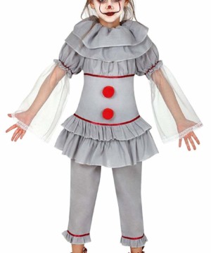 Disfraz de Pennywise para niña