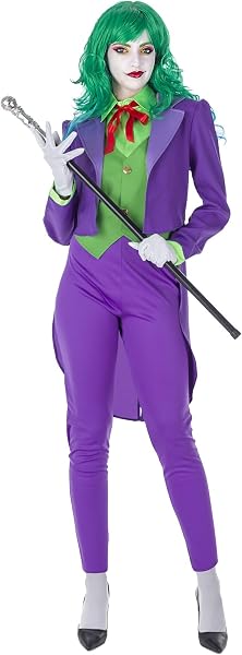 Disfraz de Joker Elegante para Mujer