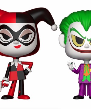 Figuras de Harley Quinn y el Joker