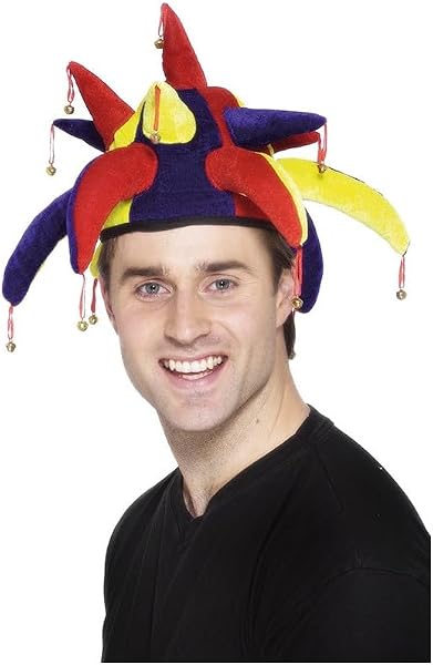DISBACANAL Gorro de Arlequín Multicolor Unisex Adultos