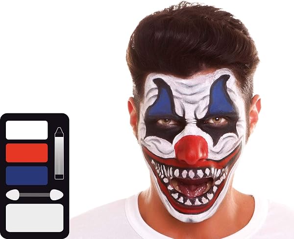 My Other Me - Kit Maquillaje Adulto Payaso diabólico (Viving Costumes 207067)