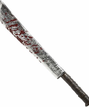 Machete sangriento de Halloween