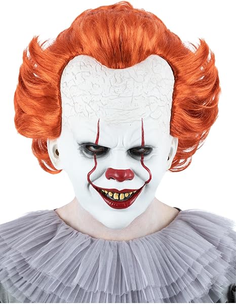 Smiffys IT Chapter 2, máscara de Pennywise, Cabeza completa, látex