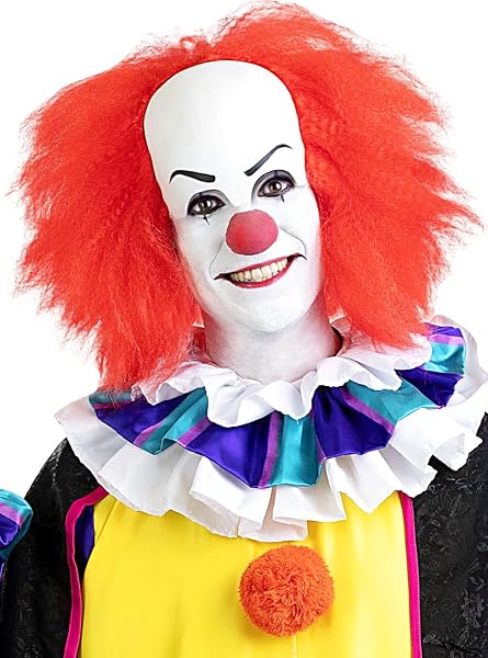 Funidelia | Peluca Pennywise - IT para hombre y mujer Pennywise, Películas de miedo, Payaso asesino, Terror -…