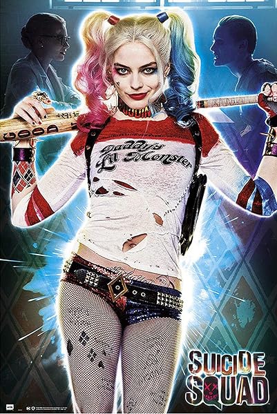 Close Up Póster Suicide Squad Harley Quinn - Daddys Lil Monster (61cm x 91,5cm)