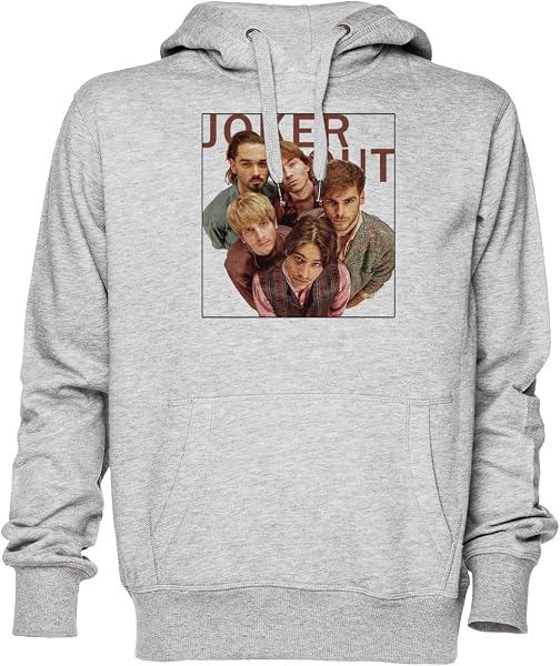 Joker out Gris Jersey Sudadera con Capucha Unisexo Hombre Mujer Grey Unisex Hoodie