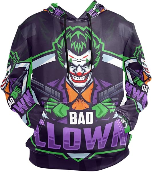Joker Electronic Sports Joker Sudadera con Capucha Deportivas con Estampado Hoodies Sweatshirt para Niñas Niños…