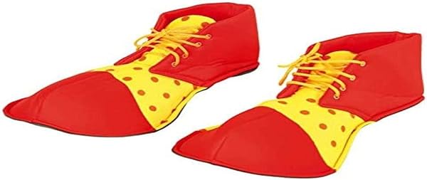 FIESTAS GUIRCA Zapatos Payaso Rojos/Amarillos 36 CMS