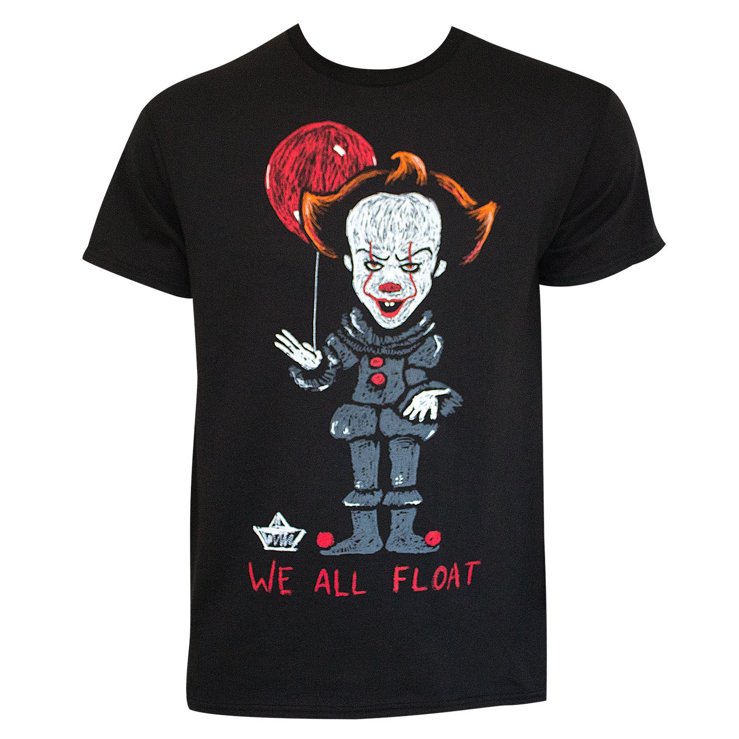 camiseta pennywise negra