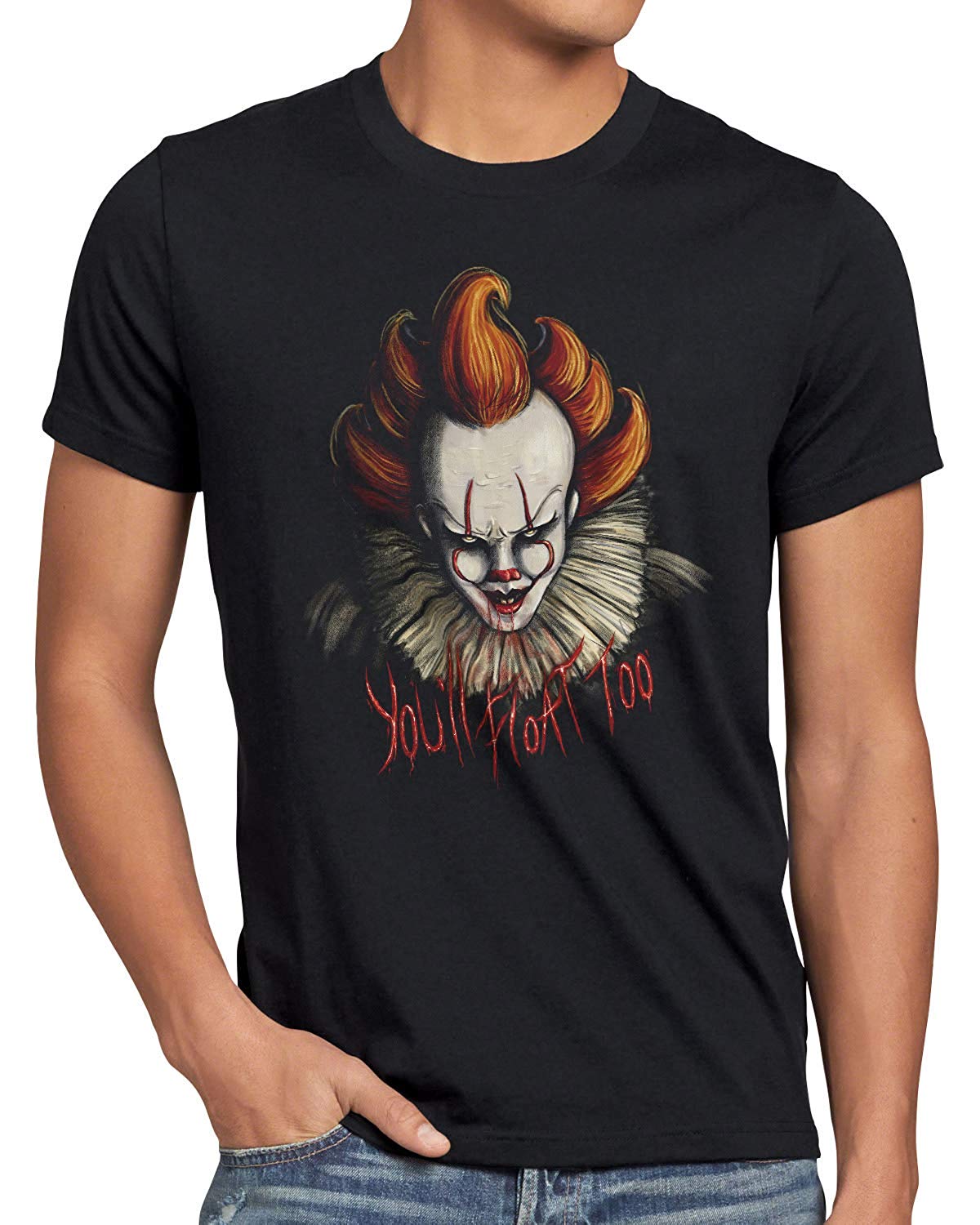 camiseta negra pennywise