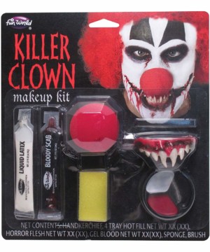 kit maquillaje payaso asesino