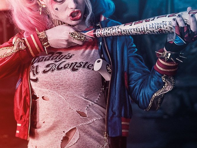 poster harley quinn payasa asesina