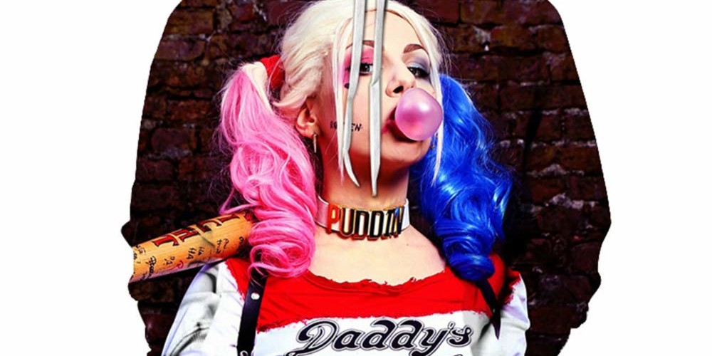 sudadera capucha harley quinn