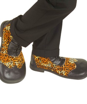 zapatos estampado leopardo payaso